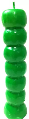 Green Seven Knob Candle Green Spiritual Hoo Doo Magic  7 Day Ritual Pagan • £7.57