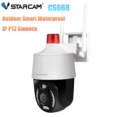 Vstarcam CS668 3MP Outdoor Waterproof IP PTZ Camera Night Vision Security Camera • $67.99