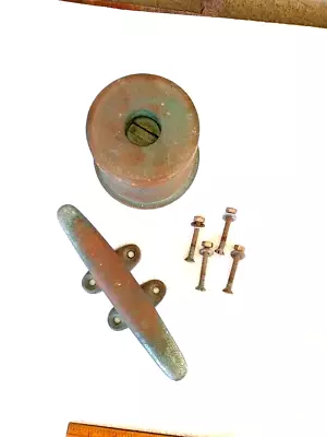 ANT Boat Copper/Brass/Bronze Manual Clutch/Ratcheting Windlass/Wench & 8  Cleat • $59.99