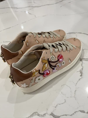 $40 • Buy COACH G 1941 Cherry Blossom Low Top Sneakers Shoes US 10