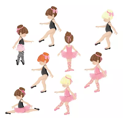 Ballet Stickers Ballerina Stickers Vinyl Decal Stickers Pink Ballet Dancers • £9