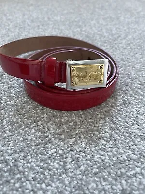 Dolce & Gabbana D&G Red Belt Size 100cm/40 • £40