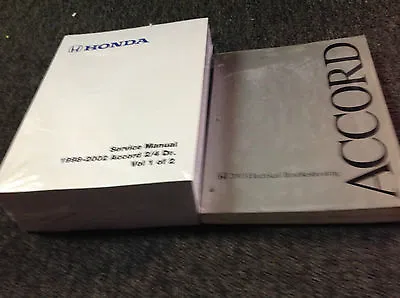 2001 2002 HONDA ACCORD Service Repair Workshop Shop Manual Set W ETM 2003  • $229.99