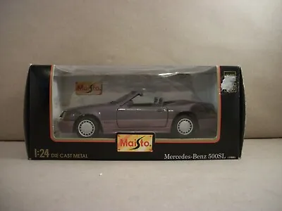 Masito Mercedes-Benz 1989 500SL 1:24 Diecast Model Car Special Edition #31901 • $12.95
