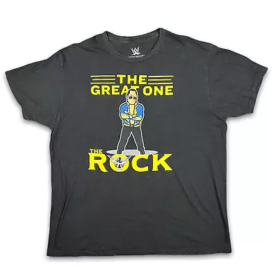 £17.90 • Buy WWE The Rock The Great One T-Shirt Tee 2XL XXL Short Sleeve Crew Neck Black