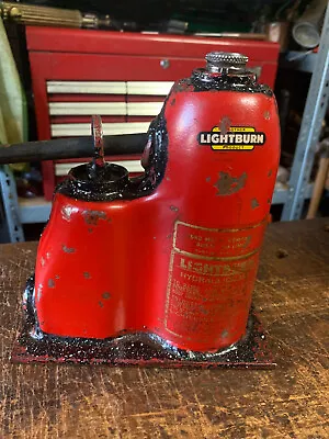 Vintage Lightburn 3T Holden Hydraulic Car Jack 3 Ton.  Made In Australia. NICE! • $188.50