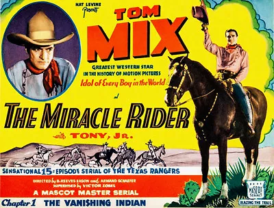 The Miracle Rider - Tom Mix - 1935 - Movie Poster • $9.99