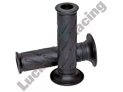 $29.46 • Buy Handle Bar Road Grips Black Pair Set For Suzuki Replica Ariete 22mm 120mm Long