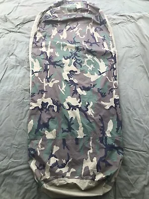 TENNIER Industries US Military Woodland Camouflage Bivy Cover - Military Surplus • $70.99