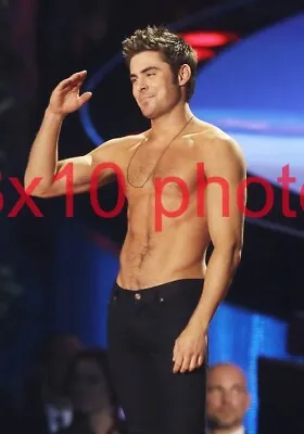 ZAC EFRON #189BARECHESTEDSHIRTLESSbeefcakeneighborshairspray8x10 PHOTO • $11.50