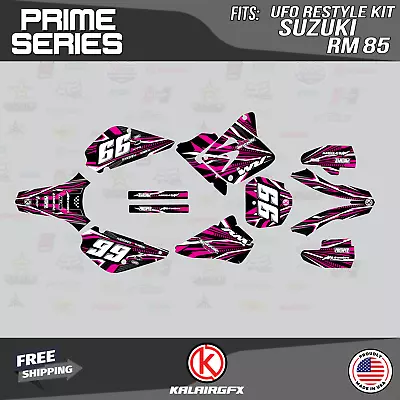 $54.99 • Buy Graphics Kit For Suzuki RM85 (2001-2023) UFO RESTYLE PRIME-Magenta