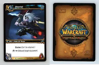 Sharial #164/319 March Of The Legion Uncommon Warcraft 2007 TCG Card • $2.09