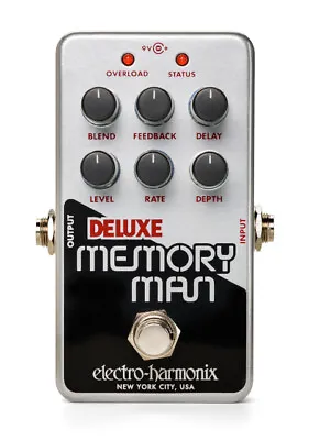 Electro-Harmonix Nano Deluxe Memory Man Analog Delay Pedal - EHX • $213.30