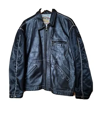 £150 • Buy Diesel Jacket - Limited Edition Diesel Leather  Jacket Men's Size L