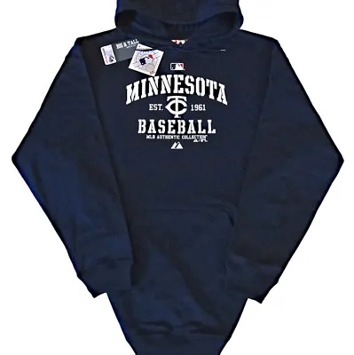 Minnesota Twins MLB Pullover Hoodie Authentic Collection Navy - Size - 3XL 4XL • $49.99