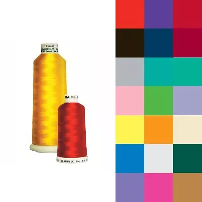 Madeira Classic No. 40 Machine Embroidery Thread (MR001) - Viscose Rayon • £34.49