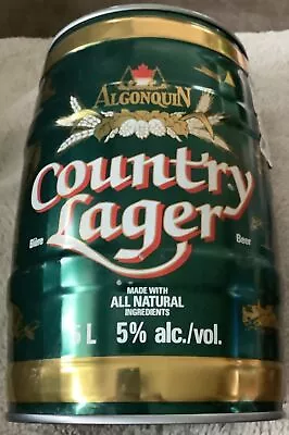 Algonquin Country Lager 100 Years ALGONQUIN Park 1893-1993 5 Liter Mini Keg • $9.49