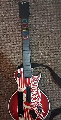 Wii Guitar Hero Gibson Les Paul Aerosmith Wireless Guitar - Tested • $10