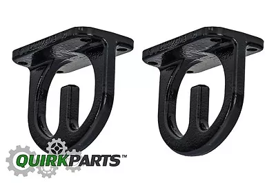 2003-2012 Dodge Ram 2500 3500 Tow Hook Set Of 2 Oem Mopar Genuine # 52020587ab • $271.32