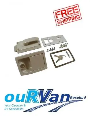 MTM Recessed Caravan Door Lock - Suit Jayco Windsor Statesman 7545-101-06 • $224.95