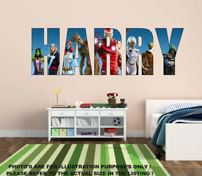£12.99 • Buy Marvel Avengers Fortnite Wall Sticker Art Decal Kids Bedroom Decoration