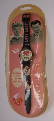 I Love Lucy Centric Digital Wrist Watch W/Lucy & Ricky In Original Package-2005 • $15.15