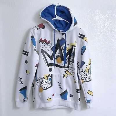 Basquiat Hoodie Jacket Adult Small White Pull Over Rare Vintage 90s Retro Crown • $19.99