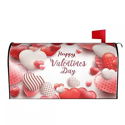 Valentine's Day Mailbox Cover Standard 25.5x21 Inch 25.5x21 Inch Loving Heart • $37.31
