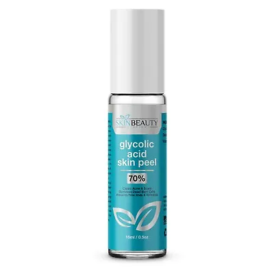 GLYCOLIC Acid Skin Roll-On Peel 70%- Wrinkles-Acne-Scars-Sun Spots- Easy Use • $14