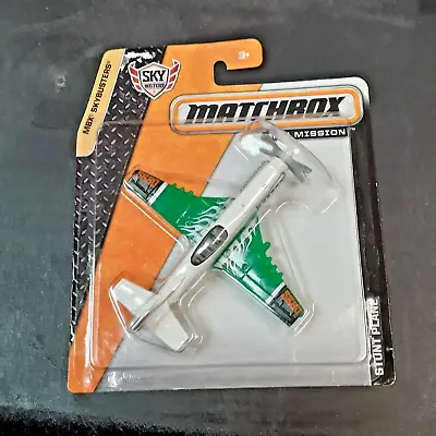 Matchbox Sky Busters 2013 White & Green Stunt Plane Airplane • $9.50