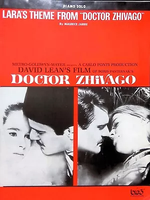 Lara's Theme Sheet Music Doctor Zhivago Piano Solo Omar Sharif Julie Christie • $9.97