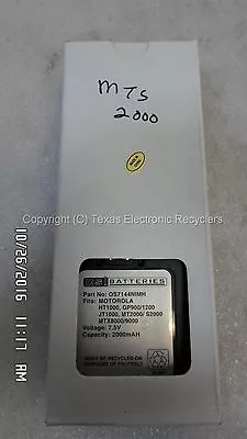 OSI Batteries OS7144NIMH 7.5V 2000mAH Fits Motorola HT1000 GP900/1200 JT1000  • $36.99