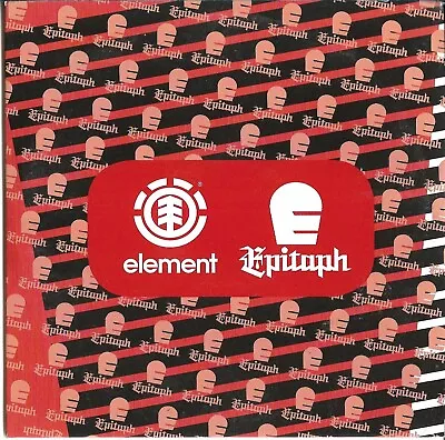Element Epitaph Promo Cd- Bad Religion Pennywise Lyrics Born Escape The Fate • $9.99