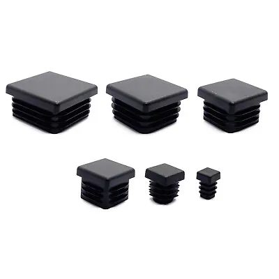 £119.30 • Buy Plastic End Caps For Square Tubing Bungs Inserts Blanking Plugs Furniture Feet