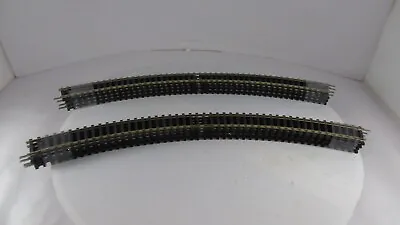 HORNBY R607 00 Gauge Nickel Silver Curved Track X8 • £15.95