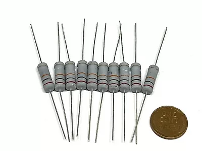 10 Pieces  2k2 2.2k   Ohm 3Watt 3W 5% Tolerance Metal Oxide Film Resistor G504 • $8.75