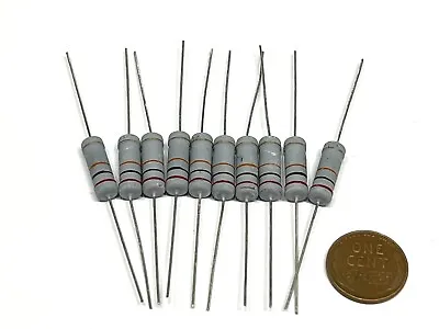 10 Pieces 39 Ohm 3Watt 3W 5% Tolerance Metal Oxide Film Resistor ASEDAS G614 • $9.85