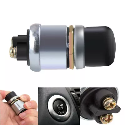 Heavy-Duty Momentary Push-Button Engine Starter Switch (50 Amps) 12 Volt US • $7.35