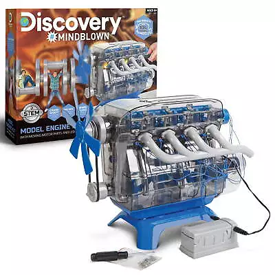 Model Engine Kit For Children With Moving Motor Parts And LED Lights • $29.97