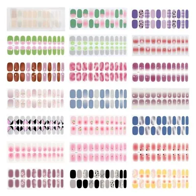 Nail Art Stickers For Manicure Nail Decals Foil Stick-On Decorative Accessories • £6.02