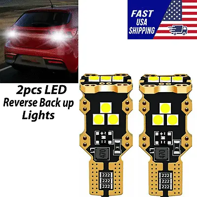 2 LED BACKUP REVERSE Light Bulb 921 912 T15 W16W 906 916 Super White 6000K Xenon • $7.97