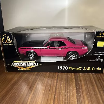 1970 Plymouth AAR CUDA CHASE RARE - 1/18 RC2 ERTL ELITE Edition American Muscle • $154
