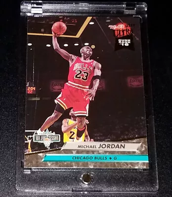 Michael Jordan 1993 Fleer Ultra Jam Sessions Bulls HOF With NEW CASE! • $9.79