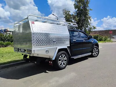 Dual Cab 1800mm Tray + Canopy Toolbox + Roof Rack + Undertray Toolbox Package • $6999