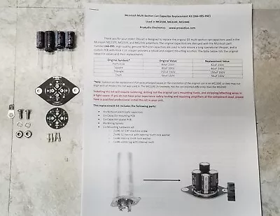 McIntosh MC2100 MC2105 MC2300 Can Capacitor Replacement Kit (066-095) • $29.99