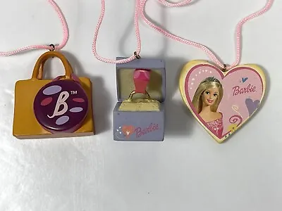 Mini Barbie Christmas Ornaments Set 2003 Mattel Ring Purse Heart Lot • $7.94