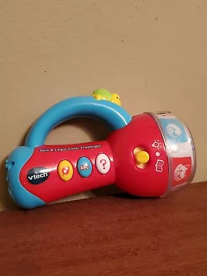 VTech Spin And Learn Color Flashlight Baby Infant Toddler Kids Toy Game • $5.99