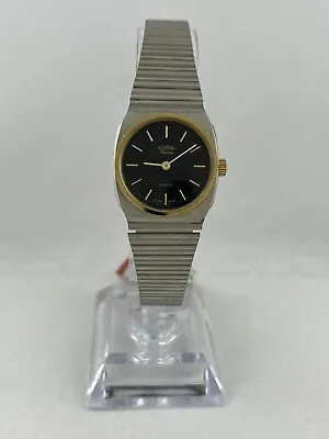 Vintage NOS Women's Wrist Band Watch Roamer Flatline Quartz With Shield Works • $307.01