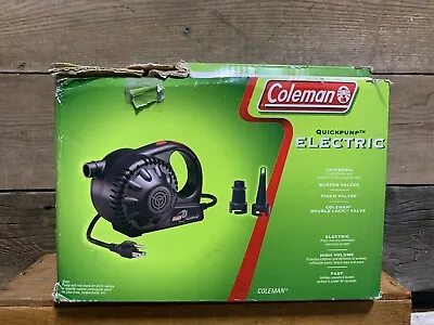 Coleman 120V Electric Quick Pump Universal Pump In Box • $17.99