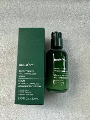 Innisfree Green Tea Seed Hyalluronic Acid Serum 2.7oz/80ml Exp 26/1/2026 • $23.99